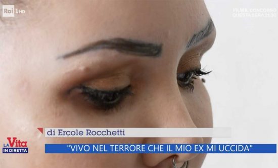 Il servizio della studentessa viterbese perseguitata dall'ex su Rai1