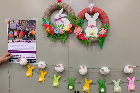 Viterbo - Il laboratorio decorativo per le pazienti oncologiche