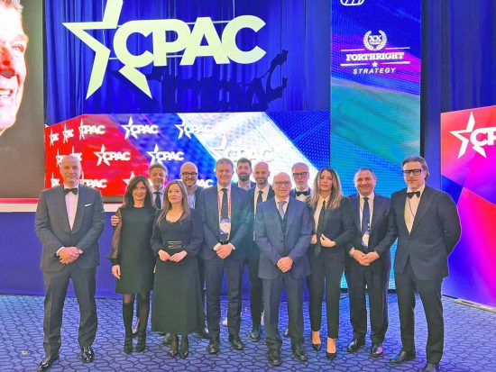 Rotelli alla Ronald Reagan dinner con la delegazione FdI