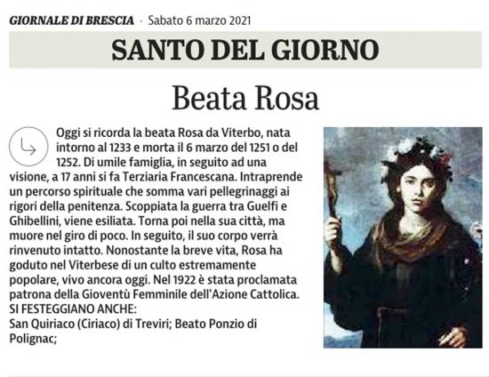 Beata Rosa da Viterbo