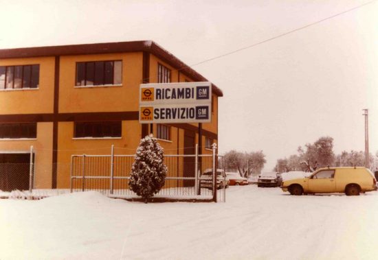 Ciminauto 1986 - tutti i reparti assistenza insieme nella stessa struttura