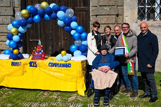 Caprarola - I festeggiamenti per Giuseppe Marinelli