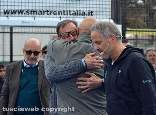 Roberto Pallocchia e gli organizzatori