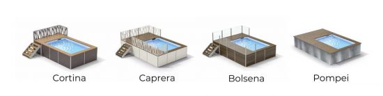 4 modelli disponibili, infinite opzioni grazie alla modularità del sistema