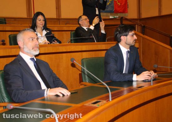 Consiglio regionale - Daniele Maura e Daniele Sabatini