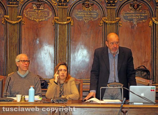 Viterbo - Consiglio comunale - Moricoli, Angiani e Franco