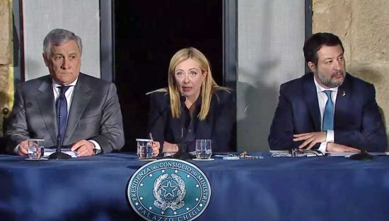 Cutro - Conferenza stampa del governo al termine del cdm