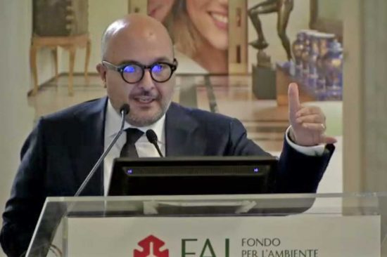 Il ministro della Cultura Gennaro Sangiuliano