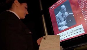La riconsegna della lettera di Gabriele D'Annunzio trovata a Viterbo