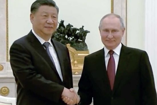 Mosca - Xi Jinping e Vladimir Putin