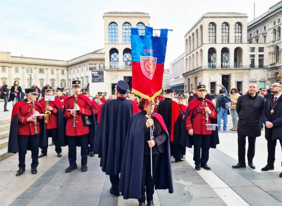 Soriano nel Cimino - La banda musicale in piazza Duomo