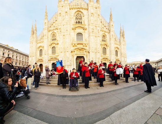 Soriano nel Cimino - La banda musicale in piazza Duomo
