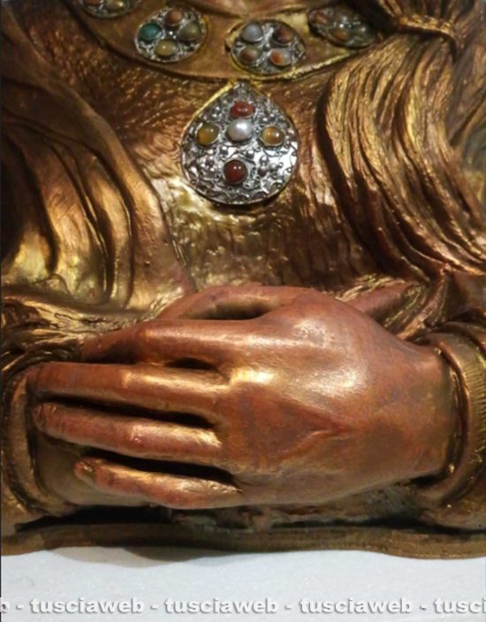 Il busto di Amalasunta realizzato da Francesco Maria Capotosti