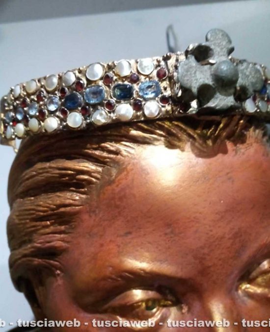 Il busto di Amalasunta realizzato da Francesco Maria Capotosti