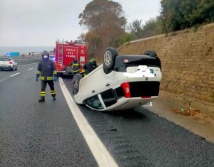 Cerveteri - Incidente sull'autostrada Azzurra A12