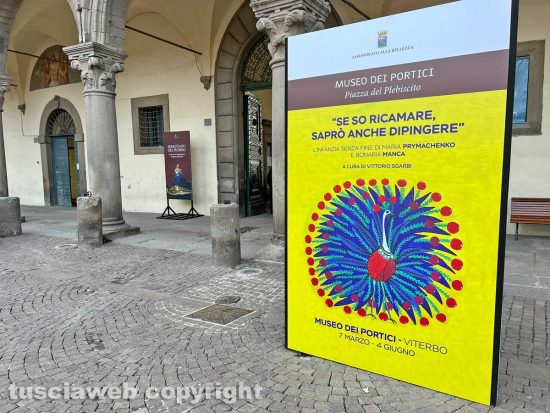 Viterbo - La mostra Manca e Prymachenko