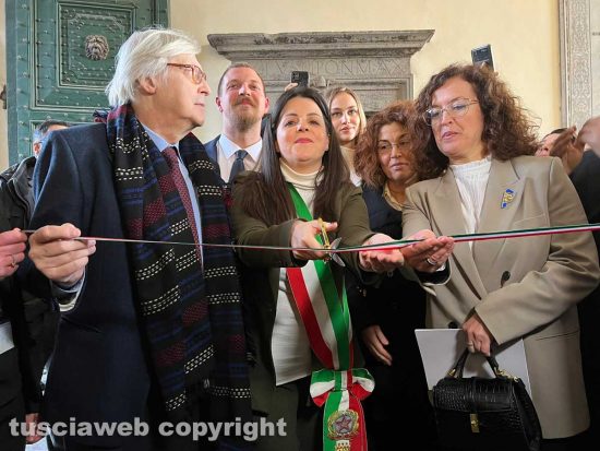L’inaugurazione della mostra Manca e Prymachenko