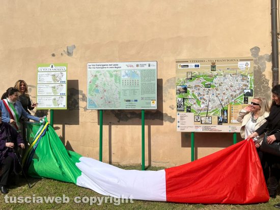 Viterbo - Inaugurazione del progetto il 'Tuo passo è già storia', legato alla Francigena