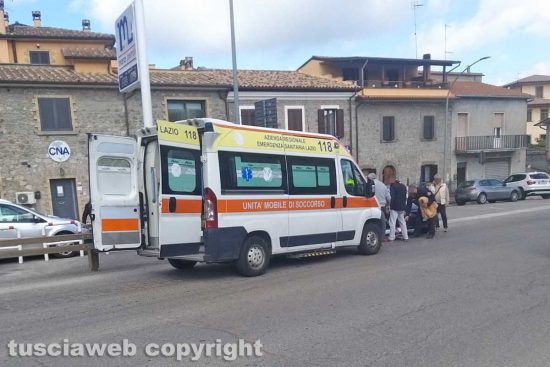 Montefiascone - Donna investita in via Cannelle