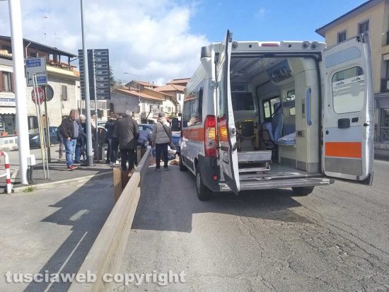 Montefiascone - Donna investita in via Cannelle