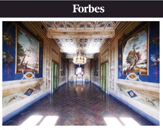 Le stanze di palazzo Cozza Caposavi sulla rivista Forbes 