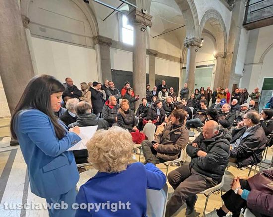Viterbo - L'incontro della sindaca Frontini agli Almadiani