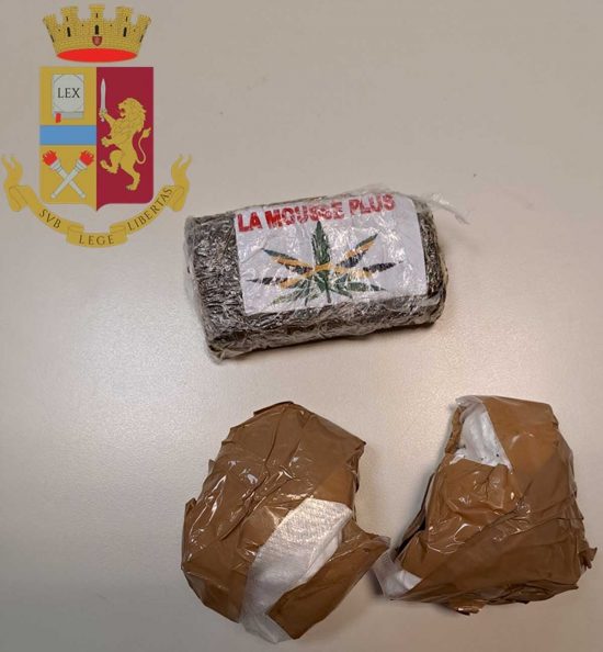 Cellere - Polizia - La droga sequestrata