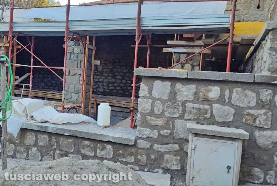 Viterbo - I lavori al mattatoio in via Signorelli