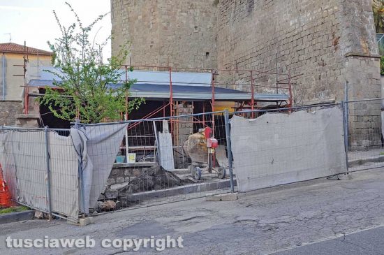 Viterbo - I lavori al mattatoio in via Signorelli
