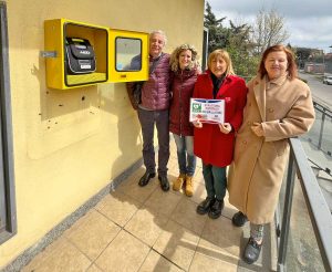 Il defibrillatore alla farmacia Bianchi