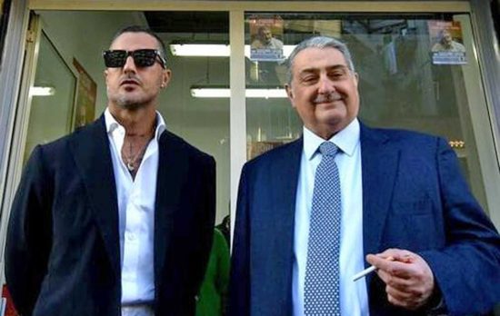 Catania - Fabrizio Corona e Giuseppe Lipera