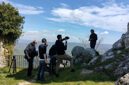 Le riprese di Rai 3 a Tolfa e Allumiere