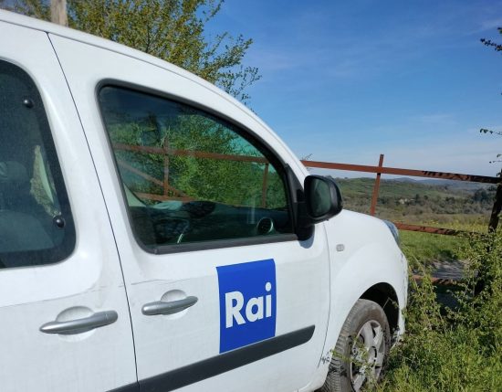 Le riprese di Rai 3 a Tolfa e Allumiere