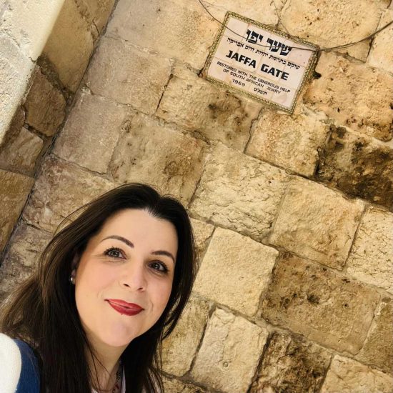 La sindaca Chiara Frontini a Gerusalemme