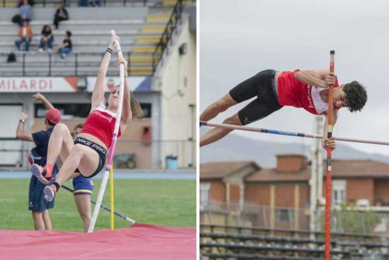 Sport - Atletica leggera - Alto Lazio - Riccardo Ticconi ed Erica Ciatti