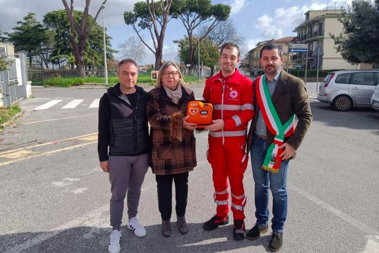 Civita Castellana - I nuovi defibrillatori in via Enrico Minio