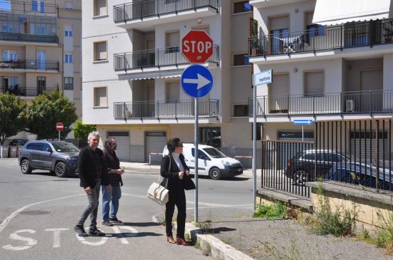 Viterbo - La sindaca Frontini a via Zara