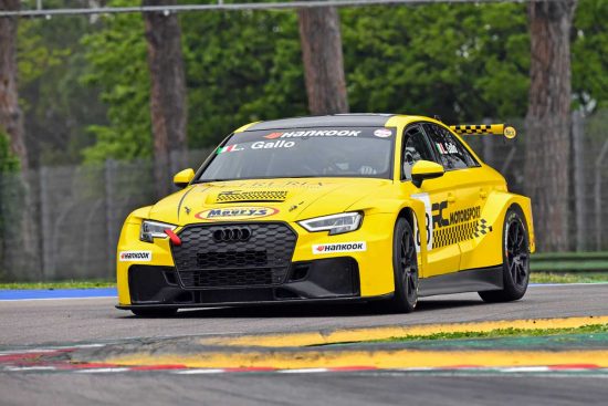 Luigi Gallo al volante della Audi Rs3 Lms Dsg