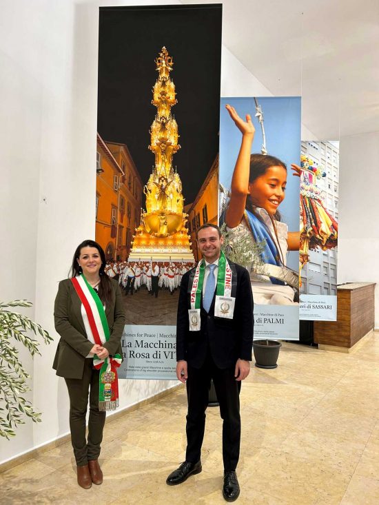 Betlemme - Inaugurazione mostra internazionale macchine a spalla