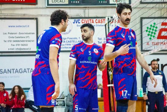 Sport - Pallavolo - Ecosantagata - La squadra in campo