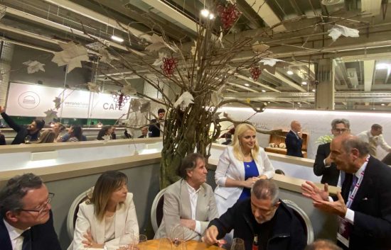 La presentazione del nuovo vino Verdeluce della famiglia Cotarella
