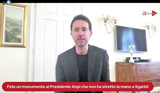 Il giornalista Andrea Scanzi