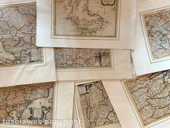 Le diverse antiche mappe topografiche