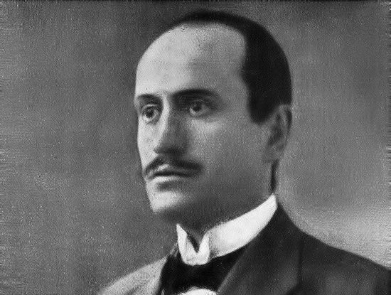 Benito Mussolini direttore dell'Avanti!