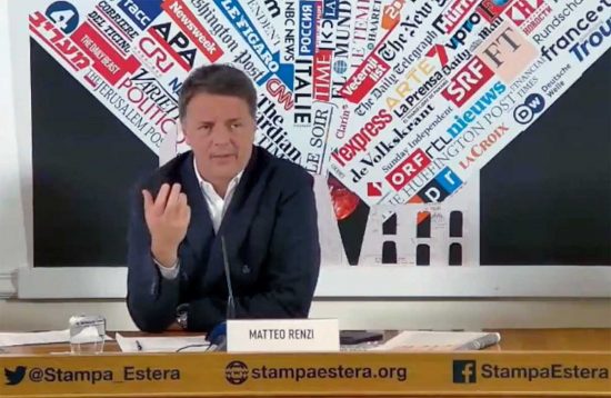 Matteo Renzi direttore Riformista - La conferenza stampa