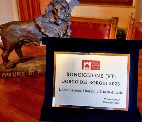 Ronciglione - Consegna targa “borgo dei borghi 2023"
