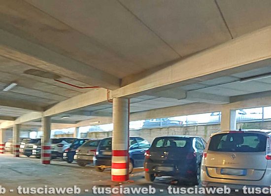 Viterbo - Le foto scattate al parcheggio della cittadella