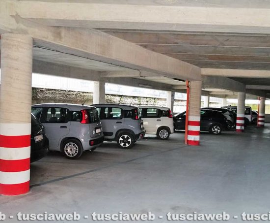 Viterbo - Le foto scattate al parcheggio della cittadella