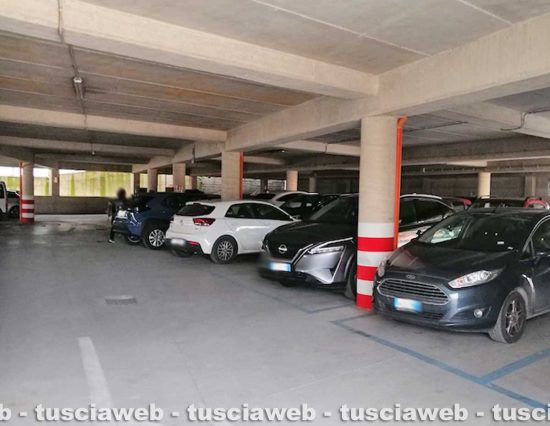 Viterbo - Le foto scattate al parcheggio della cittadella