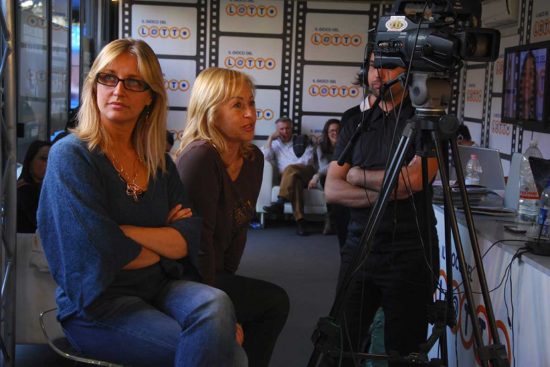 Simona Tartaglia sul set